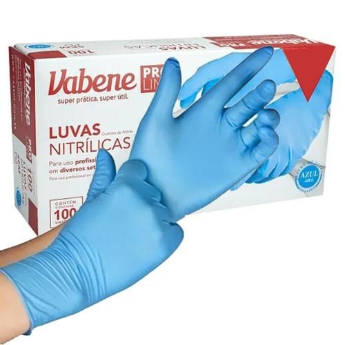 Luva Descartável Nitrílica (100un)